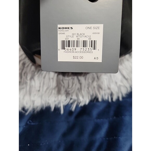 TEK GEAR WOMEN'S Black Hustle ADJUSTABLE HAT LIGHT, MOISTURE WICKING SPORTS NWT - Picture 3 of 6